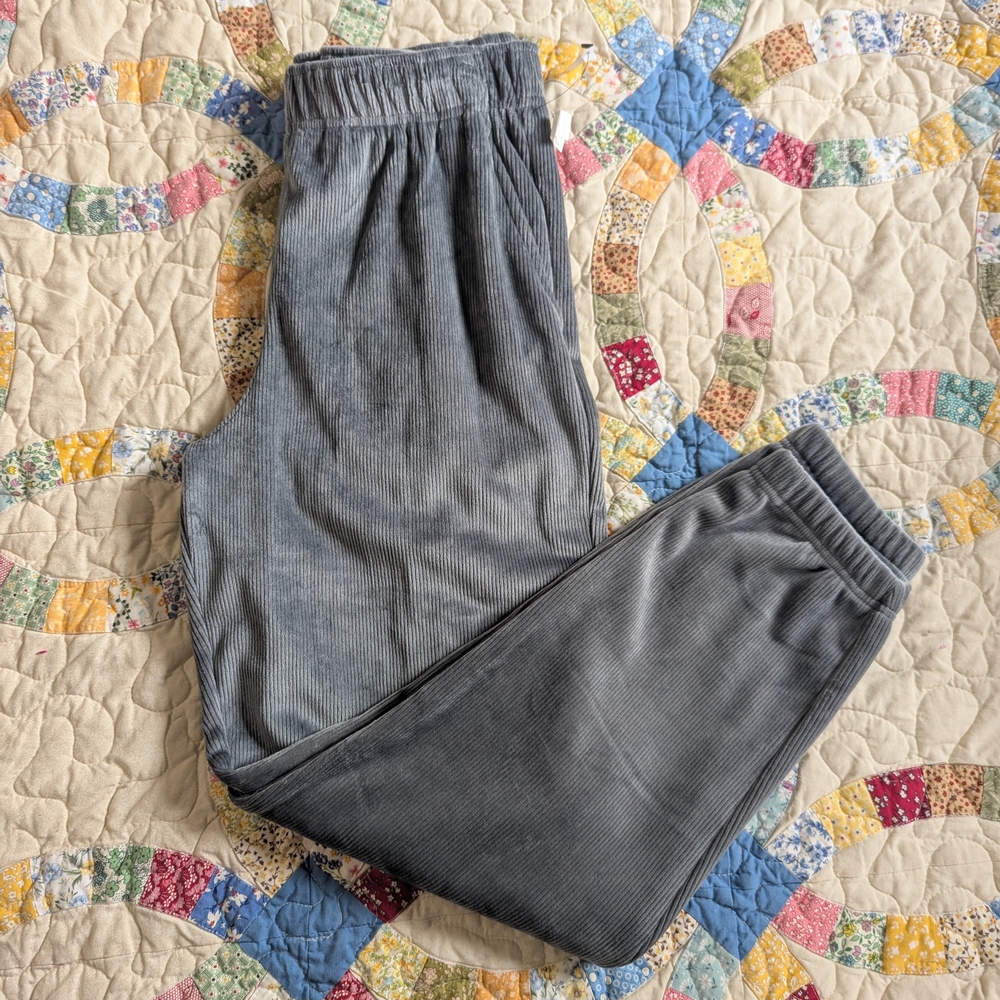 Yogalicious Gray Ribbed Pants
